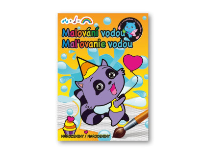 Maľovanie vodou Narodeniny