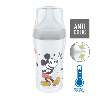 Perfect Match fľaša Mickey s kontrolou teploty 260 ml Nuk