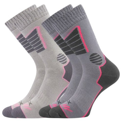 Ponožky detské športové Thermaxik s froté pre dievčatá 2 páry