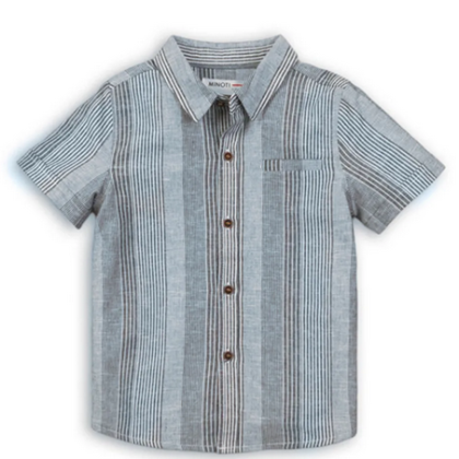 Košeľa chlapčenská, Minoti, Club 1, modrá veľ. 68/80