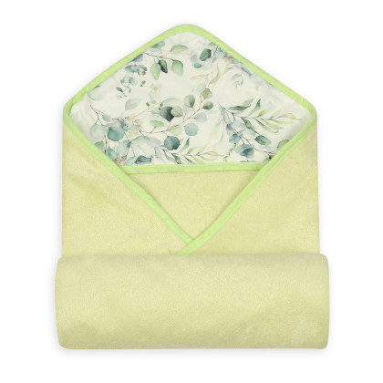 Osuška s kapucňou Bamboo design 100 x 100 cm Babymatex