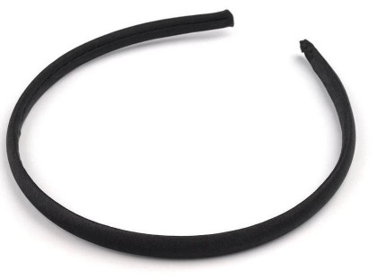 Saténová čelenka do vlasov