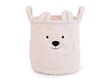 Kôš na hračky Teddy Off White 30 x 30 x 30 cm Childhome