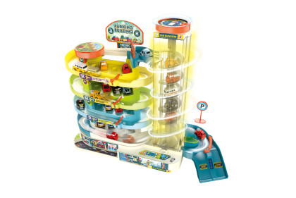 Garáž poschodová s výťahom 6 áut 30x13x34 cm