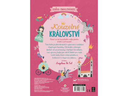 Kúzelné kráľovstvo - 1400 diamantov na nalepenie, omaľovánky