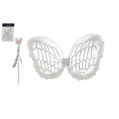 Krídla anjel s prútikom nylon