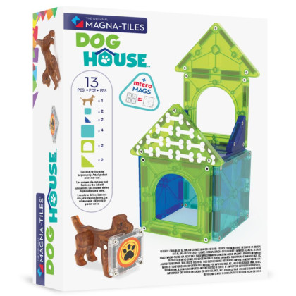 Magnetická stavebnica Dog House 13 dielov