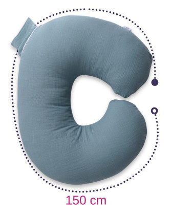 Mušelínový polohovací vankúš MiniRelax 140 cm Babymatex