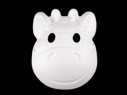 Karnevalová maska ​​- škraboška na domaľovanie zvieratka