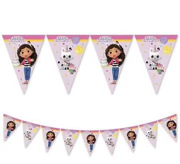 Vlajočková girlanda EKO - Gábinin kúzelný domček