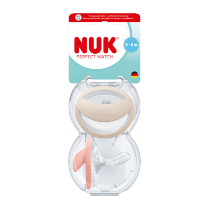 Cumlík Perfect Match 0-6 m 2 ks v boxe Nuk