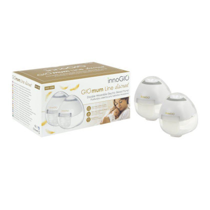 Prenosná elektrická odsávačka materského mlieka GIOmum Line Discreet Double innoGIO