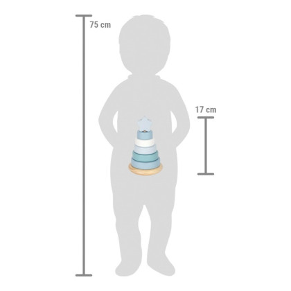 Nasadzovanie na tyč Veža modrá small foot