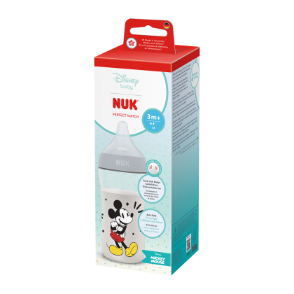 Fľaša s kontrolou teploty Perfect Match Disney 260 ml Nuk