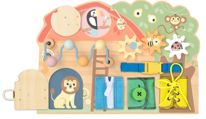 Activity board Domček so zvieratkami 2Kids Toys