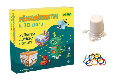 Chodiace roboty pre 3D pero Wiky