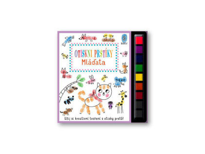 Mláďatá - Odtlač prstíky Elizabeth Golding, Olena Herasimova, Ilustrácie: Alena Razumova