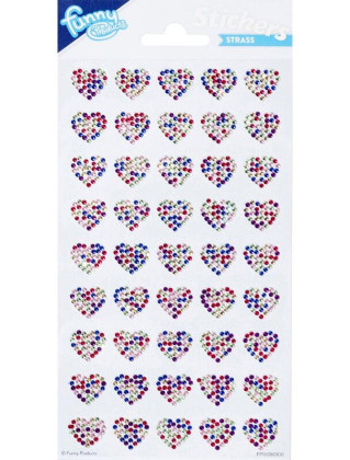 Samolepiace kamienky Srdiečka