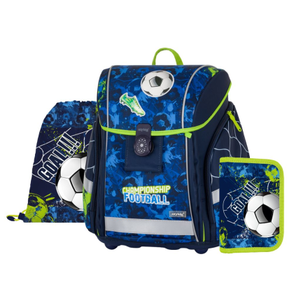 Školská súprava 3 ks Premium Light futbal 2