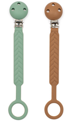 Silikónový klip na cumlík New Baby