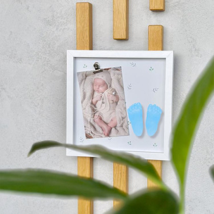 Fotorámik pre bábätko so sadou na 3D odliatky – pre chlapčeka Albi