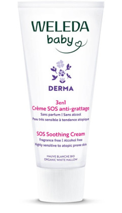 3v1 DERMA Upokojujúci SOS krém 50 ml Weleda