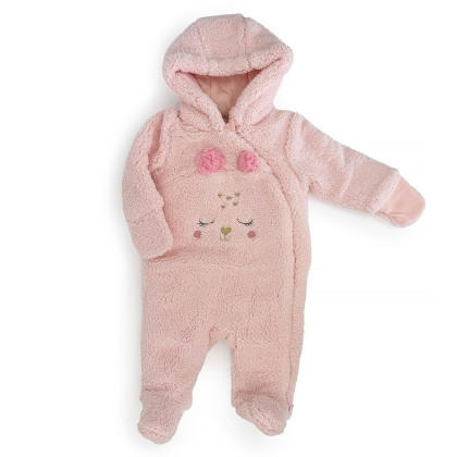 Zimná dievčenská dojčenská kombinéza Pidilidi Pink