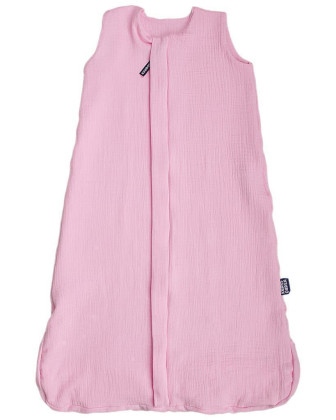 Letný 3D spací vak mušelín ružový