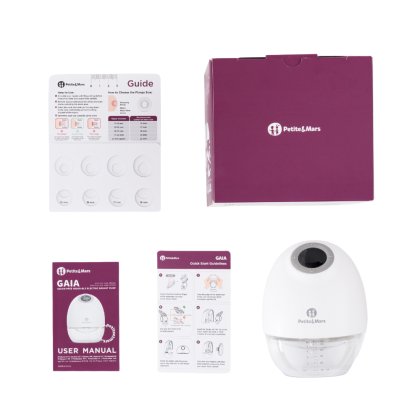 Odsávačka materského mlieka elektrická handsfree Gaia Duo Petite & Mars