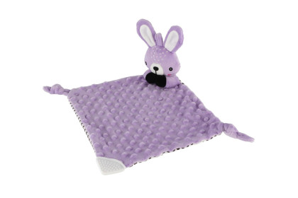 Zaspávač babyted hryzátko, hrkálka plyš 25x25 cm 0 m+