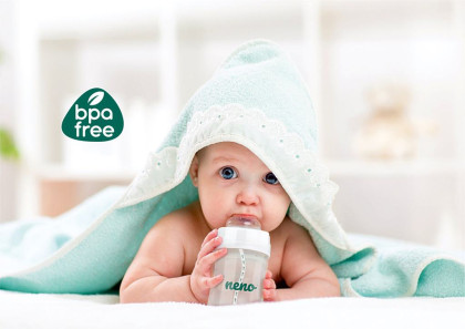 Fľaša dojčenská antikoliková 240 ml, 3 m+ Neno