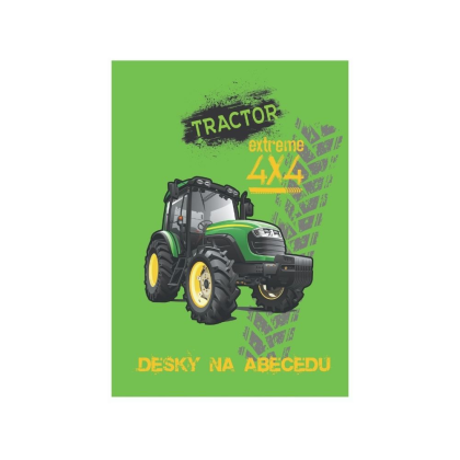 Dosky na abecedu Traktor