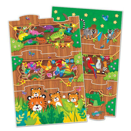 Puzzle veža - Džungľa