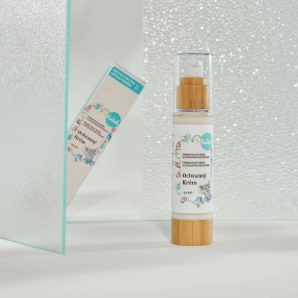 Detský ochranný krém celotelový prebiotický krém s ovseným proteínom 50 ml Kvitok