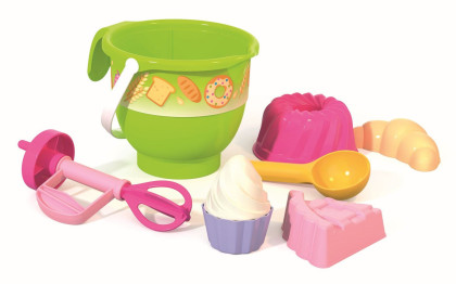 Androni Sada na piesok pečenia s ručným šľahačom