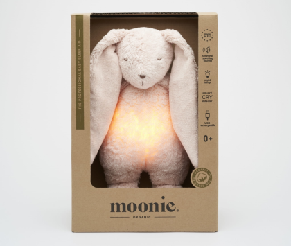 Zaspávačik Zajačik 2.0 Organic Rose Moonie