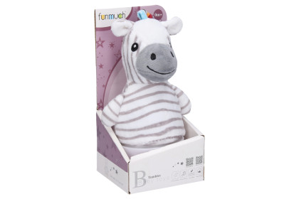 Zaspávacia zebra Roly Poly s efektmi 16 cm