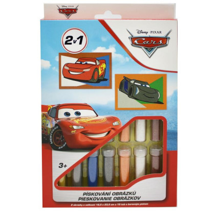 Pieskovanie obrázkov 2v1 Cars