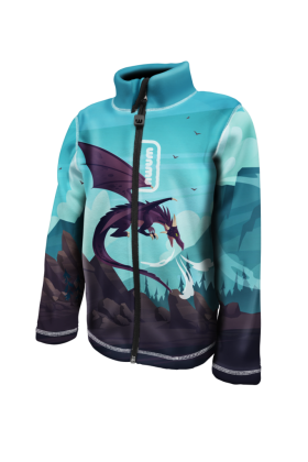 Fleecová mikina detská Dragon fantasy Wamu