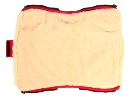 Merino rukávnik na kočík z ovčej/ťavej vlny na zips 30 x 50 cm