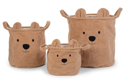 Kôš na hračky Teddy Beige 30 x 30 x 30 cm Childhome