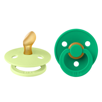 Colour anatomické cumlíky z prírodného kaučuku 2 ks 0 - 6 m Bibs