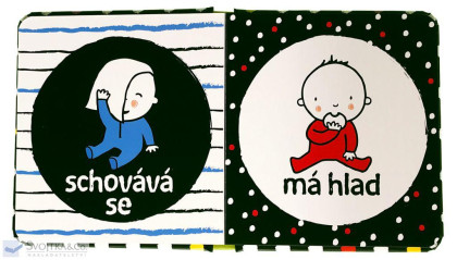Svojtka Knižnica - Prvé čiernobiele knižky pre bábätko