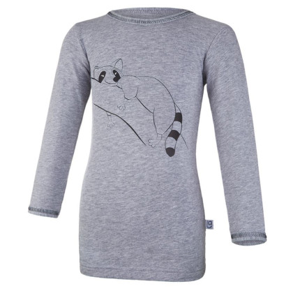 Tričko šmyk obrázok DR Outlast® Šedý melír/zviera