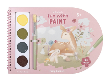 Omaľovánky s vodovkami Little Dutch