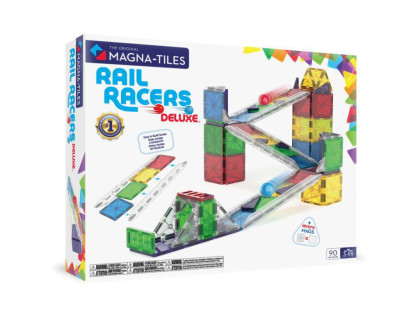 Magnetická stavebnica Rail Racers Deluxe 90 dielov