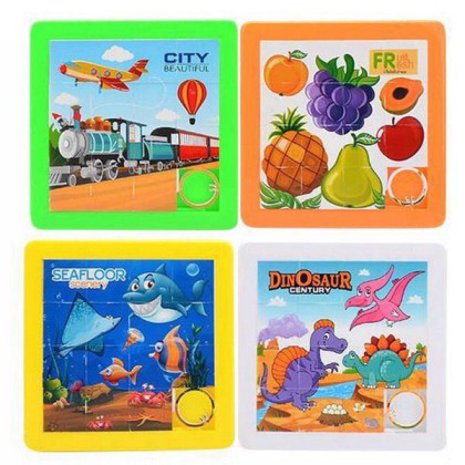 Hra 15 hlavolam s obrázkami 12,5x12,5 cm