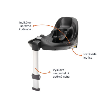 Autosedačka XM Plus i-Size bundle Zopa
