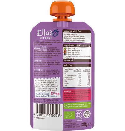 Ella's Kitchen BIO Batáty, tekvica a jablko (120 g)