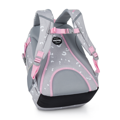 Študentský batoh Oxy Scooler Grey geometric OxyBag